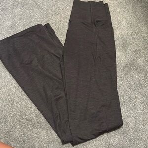 Charcoal grey flare leggings